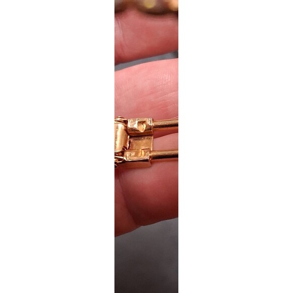 Vintage AB Rhinestone Wide Clamper Bracelet - Picture 8 of 8